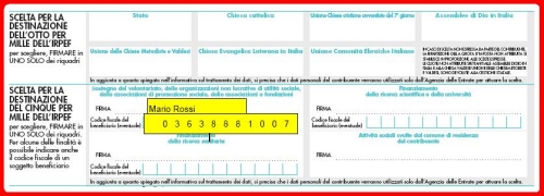 Schema assegno bancario